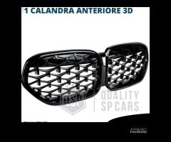 GRIGLIA Anteriore BMW X1 F48 19-22 Nera Diamond