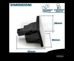 Luci Targa LED Mercedes GLC X253 Placchette CANbus - 9