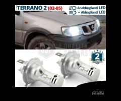 Kit Luci LED H4 Per Fari NISSAN TERRANO 2 2002-05