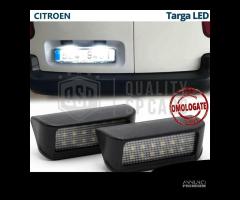 Placchette Luci Targa LED Per Citroen Omologate - 1