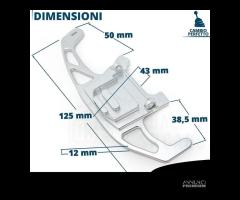 PALETTE Cambio al Volante VOLKSWAGEN Paddle Silver - 13