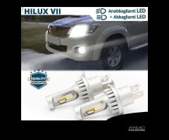 Lampadine LED H4 Toyota Hilux 04-15 Luce Bianc