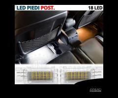 Luci LED Vano Piedi Per Mercedes Posteriore Bianca - 1