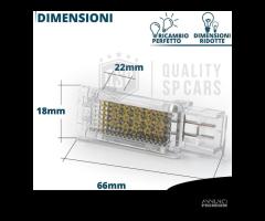 Luci LED Vano Piedi Per Mercedes Posteriore Bianca - 9