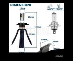 Kit Luci LED H4 per Dacia LOGAN II CANbus 6500K - 11