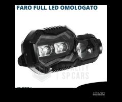 FARO LED Per BMW F 800 R OMOLOGATO Luce Bianca