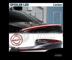 SPOILER LED per AUDI A4 A5 A6 Tuning Carbon Look