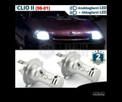 Lampadine LED H4 per RENAULT CLIO 2 CANbus 6500K - 1