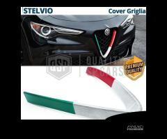 Cover Griglia per STELVIO Carbonio Bandiera ITALIA