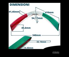 Cover Griglia per STELVIO Carbonio Bandiera ITALIA - 7