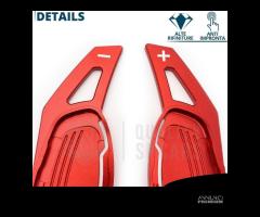 PALETTE Cambio al Volante per AUDI RS Paddle Rosse - 11