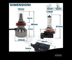 Kit Full LED H11 per NISSAN JUKE 14-19 CANBUS 6500