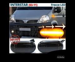 Frecce LED DINAMICHE per NISSAN INTERSTAR Nere