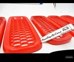 Cover Mascherina per JEEP RENEGADE Griglie ROSSE