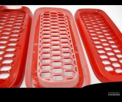 Cover Mascherina per JEEP RENEGADE Griglie ROSSE - 6