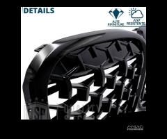 GRIGLIE per BMW X1 F48 Mascherine Nera Diamond - 10