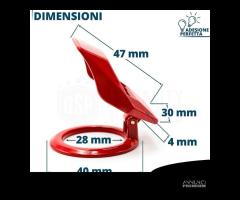 Cover Pulsante Accensione Auto Copritasto ROSSO - 13