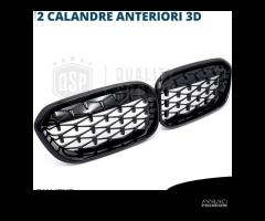 GRIGLIE per BMW Serie 1 F20 F21 15-18 Nera Diamond