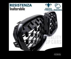 GRIGLIE per BMW Serie 1 F20 F21 15-18 Nera Diamond - 12