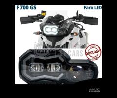 FARO LED Per BMW F 700 GS OMOLOGATO 10000LM 6500K