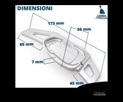 PALETTE Cambio Volante per AUDI RS Paddle Silver - 13