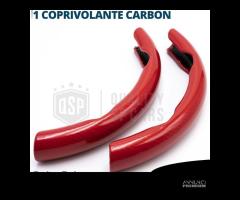 COPRIVOLANTE per VOLVO in FIBRA CARBONIO Rosso