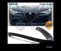 Cover Griglia per Alfa Giulia Cornice Nero Lucido