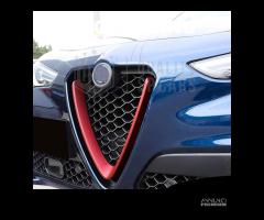 Cover Griglia per Alfa Romeo Stelvio Cornice Rossa