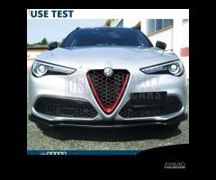 Cover Griglia per Alfa Romeo Stelvio Cornice Rossa - 10