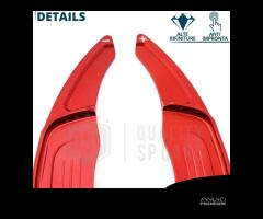 PALETTE Cambio Volante per VOLKSWAGEN Paddle Rosse - 13