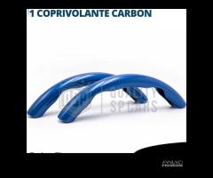 COPRIVOLANTE per HONDA Effetto CARBONIO Blu