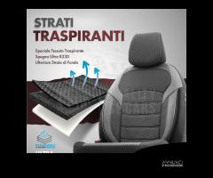 SET COPRISEDILI per Renault Captur Tessuto e Pelle