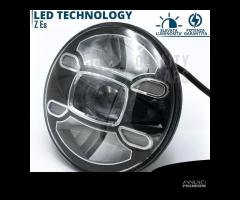 FARI LED 7'' Per SUZUKI JIMNY 4 6500K Bianco Puro - 6