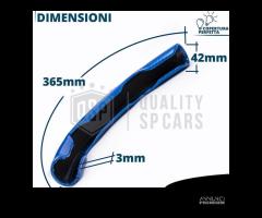 COPRIVOLANTE per SKODA Effetto FIBRA CARBONIO Blu - 9