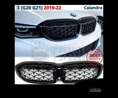 GRIGLIA per BMW Serie 3 G20 G21 Diamond Nera