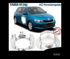 ADATTATORI per Skoda FABIA 3 montaggio KIT LED H7