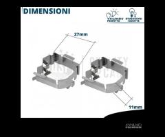 Adattatori LED H1 Portalampada Per Peugeot TRAVELL - 7