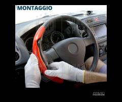 COPRIVOLANTE Rosso per HONDA in FIBRA CARBONIO - 6