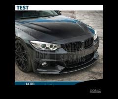 GRIGLIE Doppio Rene per BMW Serie 4 Nero Lucido