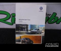 LIBRO USO MANUTENZIONE VW CADDY 2KN ANNO 2017