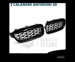 GRIGLIE per BMW Serie 3 F30 F31 Nera Diamond 3d