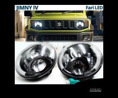 FARI LED Per SUZUKI JIMNY 4 6500K Angel Eyes DRL