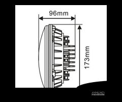 Coppia FARI LED 7'' per SUZUKI JIMNY 4 Luce Bianca - 7