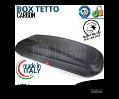 BAULE BOX Tetto 400LT + BARRE Portatutto GoodYear