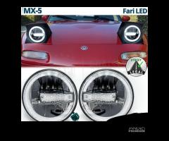 FARI LED Angel Eyes Per MAZDA MX-5 1 NA OMOLOGATI