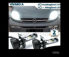 KIT LED H4 per OPEL VIVARO A Luci Bianche CANbus