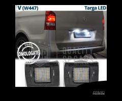 Luci Targa LED Per Mercedes Classe V W447 CANbus