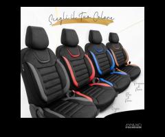 SET COPRISEDILI per Bmw X4 X5 X6 Pelle e Alcantara - 15