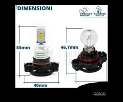 Luci di posizione Led PS19W per Audi A3 8P Diurne - 7