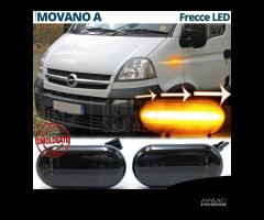 Frecce LED per OPEL MOVANO A Dinamiche NERE